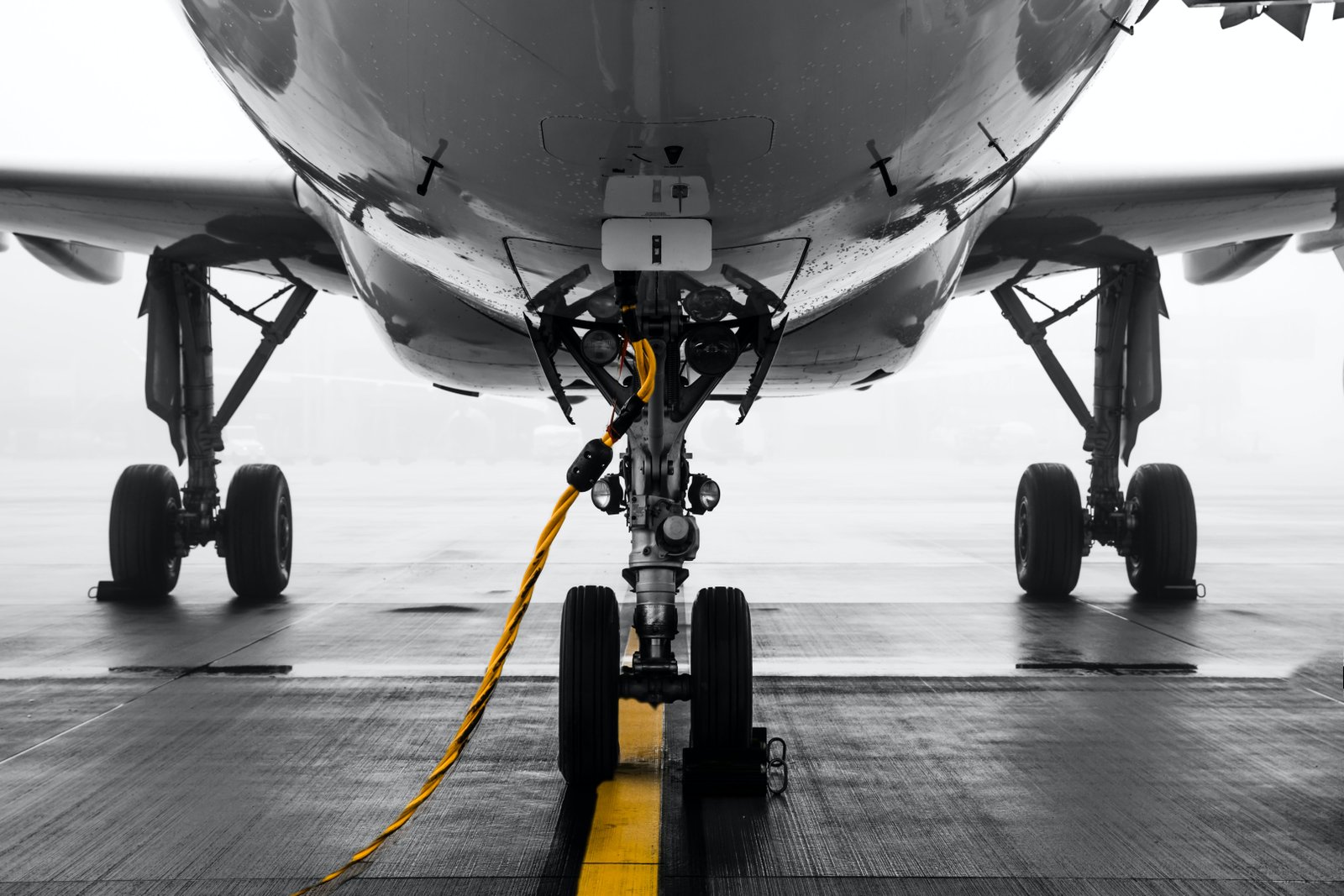 Underside view of a SpiceJet Flight